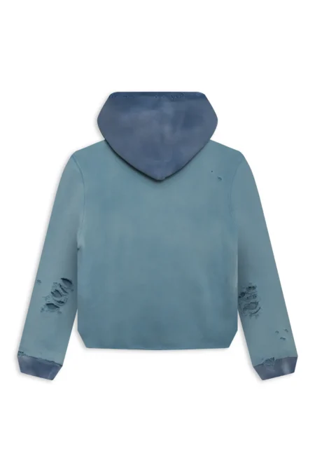 satoshi nakamoto distressed v cut hoodie