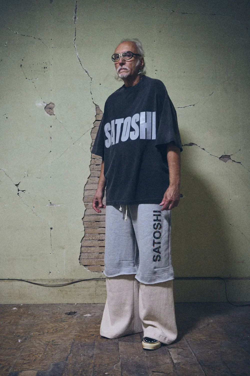 Satoshi Nakamoto Jumbo Font Oversized Tees
