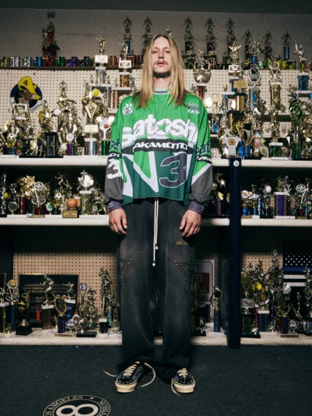 SATOSHI NAKAMOTO SPEEDWAY LONGSLEEVE GREEN