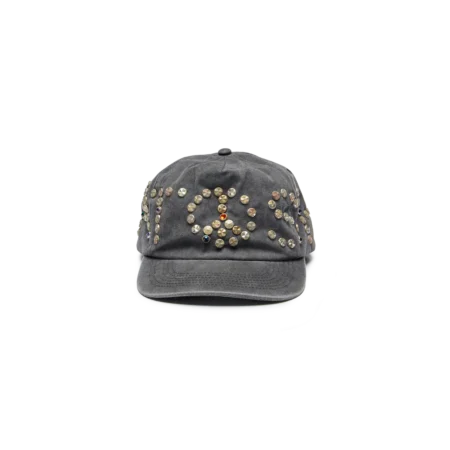 Satoshi Nakamoto Studded Wrap Around Hat